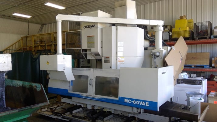 Okuma #MC-60VAE, CNC vertical machining center, 60" X, 25.9" Y, 24" Z, 6000 RPM, 50 automatic tool changer - Image 1