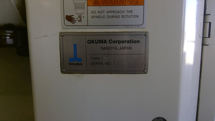 Okuma #MC-60VAE, CNC vertical machining center, 60" X, 25.9" Y, 24" Z, 6000 RPM, 50 automatic tool changer - Image 2