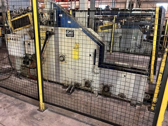10000 lb. Colt #CSHC-100-12, coil cradle & straightener, 12" x .312" stock, 60" outside dimension, (7) 3.5" - Image 2