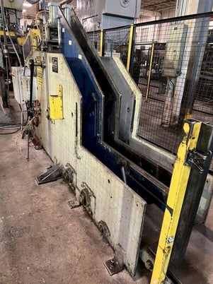 10000 lb. Colt #CSHC-100-12, coil cradle & straightener, 12" x .312" stock, 60" outside dimension, (7) 3.5" - Image 4
