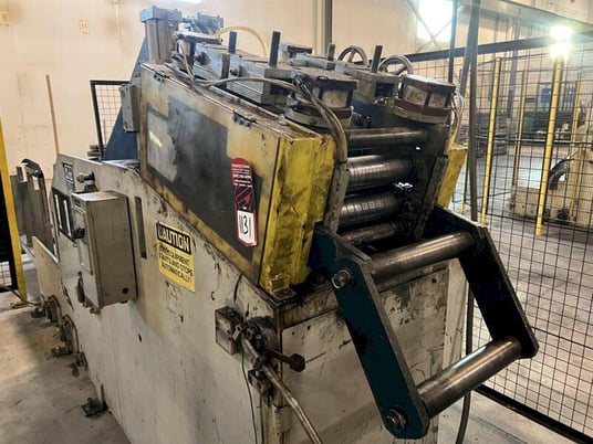 10000 lb. Colt #CSHC-100-12, coil cradle & straightener, 12" x .312" stock, 60" outside dimension, (7) 3.5" - Image 7
