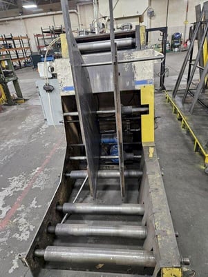 10000 lb. Press Room Equipment #P100CCS24-A-440, coil cradle & straightener, 24" x .250" stock, 60" outside - Image 3