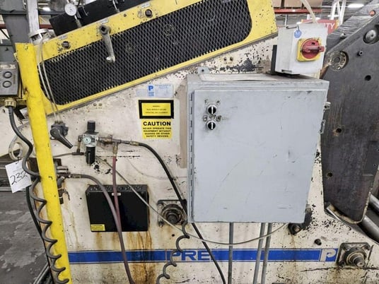 10000 lb. Press Room Equipment #P100CCS24-A-440, coil cradle & straightener, 24" x .250" stock, 60" outside - Image 5