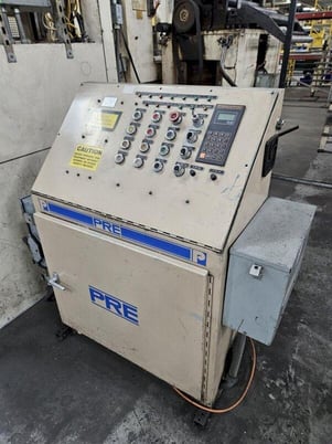 10000 lb. Press Room Equipment #P100CCS24-A-440, coil cradle & straightener, 24" x .250" stock, 60" outside - Image 6