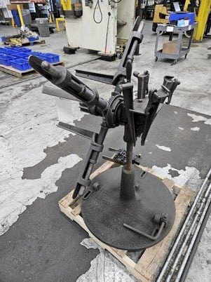 600 lb. Littell, non-motorized uncoiler, 10" mandrel, 36" outside dimensions, 15"-20" ID, manual adj. - Image 2