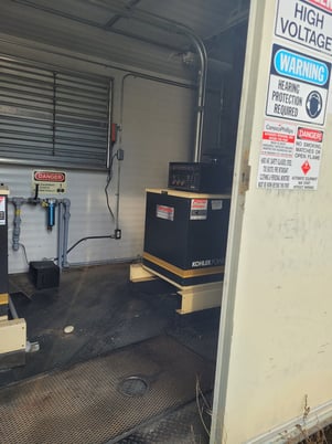 100 KW Kohler #100RZ72, standby natural gas generator set, 480 Volts, 145 / 6421 hours - Image 4