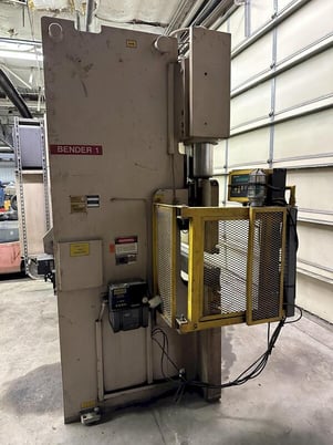 100 Ton, Wysong #XCL100-120, hydraulic press brake, 10' overall, 8" stroke, S/N XL8-100 - Image 3