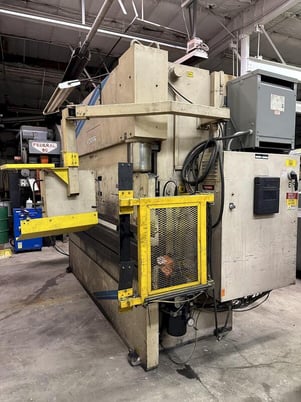 100 Ton, Wysong #XCL100-120, hydraulic press brake, 10' overall, 8" stroke, S/N XL8-100 - Image 4