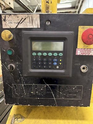 100 Ton, Wysong #XCL100-120, hydraulic press brake, 10' overall, 8" stroke, S/N XL8-100 - Image 5