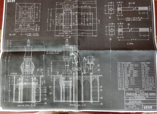 4011 psi Nazel #4B, pneumatic forging hammer, 15 HP motor, 2020 - Image 7