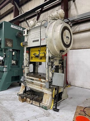 100 Ton, Minster Piecemaker #P2-100-48, high speed press, 5" stroke, 22" Shut Height, 50-100 SPM, 48" x 31" - Image 6