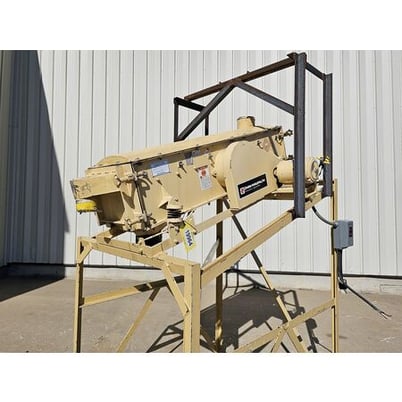 15" x 60" Prater Industries #VS1-15-1E, Carbon Steel single deck vibrating screener separator, 1 HP - Image 2