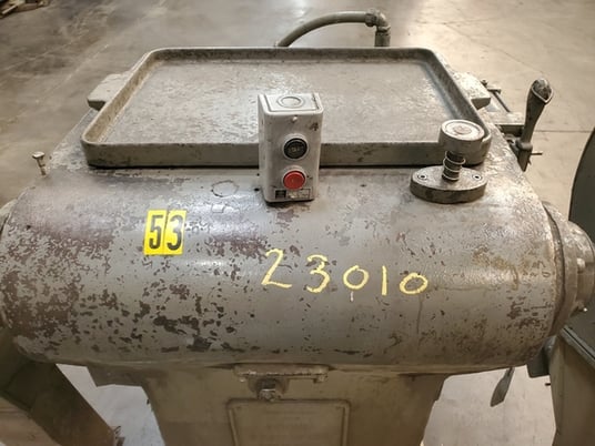 Divine Bros #VCS-5, double ended buffer, 5000 RPM, manually operated or air operated spindle brake lever - Image 2