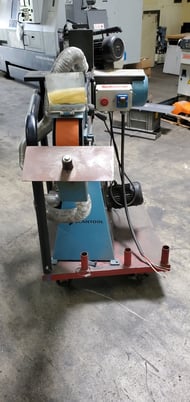 2.95" x 78.74" Scantool #75CGX-2000, horizontal belt sander, 7.87" x2.95" x1.65" contact wheel - Image 6