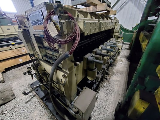 60" x .06" Herr Voss #4HI, Precision Leveler, 72" width x 1.156" diameter Rolls, 21 Rolls, L-R, 100 HP - Image 1