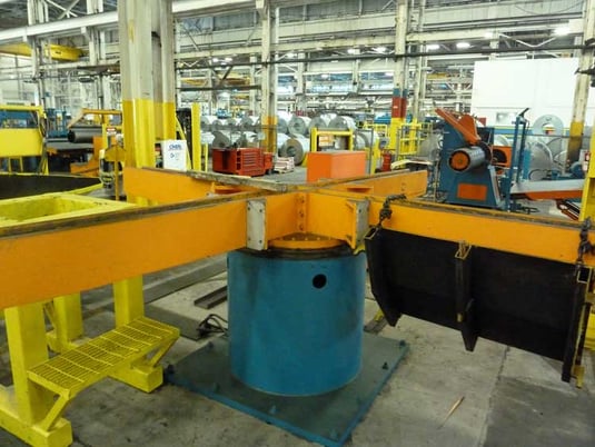 20000 lb. Progressive, 2-Arm Turnstile, 62" wide Arm, 58" floor to top of arm, power rotation - Image 1