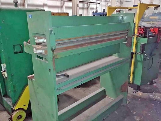 48" Loopco, Drag Wipe Tension Stand, 52" wide entry separator tooling bar, 52" passline, Pad Type - Image 2