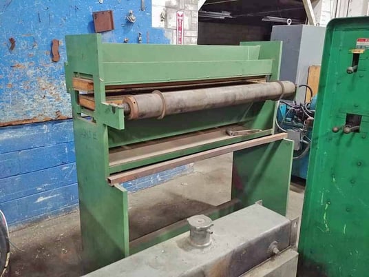 48" Loopco, Drag Wipe Tension Stand, 52" wide entry separator tooling bar, 52" passline, Pad Type - Image 3