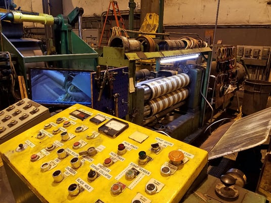 54" x 6.5" Stamco, Slitting Line, 25000 lb., .015" - .125" Gauge Range, 16" - 28" ID Cone Uncoiler, 56"/60" - Image 5