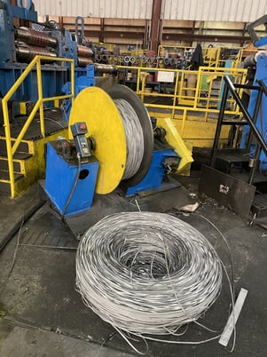 54" x 7" Loopco, Slitting Line, 60000 lb., .017" - .104" Gauge, 72" outside dimension, 16" - 32" ID Uncoiler - Image 8