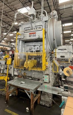 150 Ton, Minster #P2-150-48 PieceMaker, straight side double crank high speed mechanical press, 5" stroke - Image 1