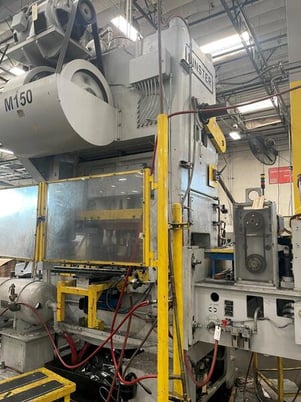 150 Ton, Minster #P2-150-48 PieceMaker, straight side double crank high speed mechanical press, 5" stroke - Image 5