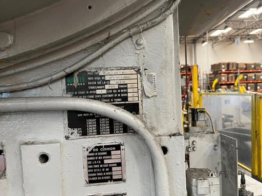 150 Ton, Minster #P2-150-48 PieceMaker, straight side double crank high speed mechanical press, 5" stroke - Image 6