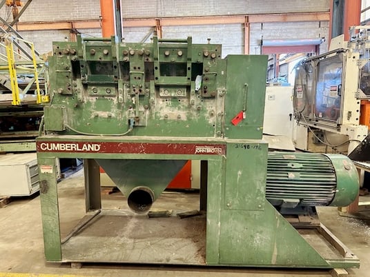 20" x 50" Cumberland #50H, granulator, 18 knife hog style rotor, 150 HP, 1986 - Image 1