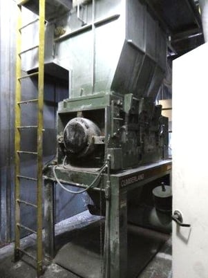 20" x 50" Cumberland #50H, granulator, 18 knife hog style rotor, 150 HP, 1986 - Image 10