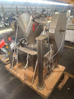 2 cu.ft. Patterson, 316 Stainless Steel twin shell V-blender with intensifier bar, serial #131950 - Image 3