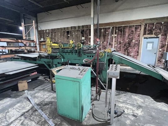 72" x 14 gauge Iowa / Egan, slear line, 72" outside dimension, 20000 lb., 5" diameter rolls, (7) roll - Image 3