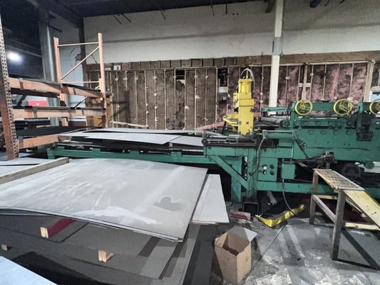 72" x 14 gauge Iowa / Egan, slear line, 72" outside dimension, 20000 lb., 5" diameter rolls, (7) roll - Image 4