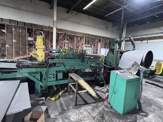 72" x 14 gauge Iowa / Egan, slear line, 72" outside dimension, 20000 lb., 5" diameter rolls, (7) roll - Image 5