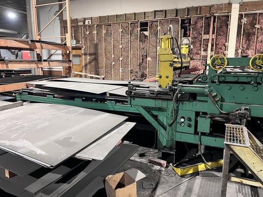 72" x 14 gauge Iowa / Egan, slear line, 72" outside dimension, 20000 lb., 5" diameter rolls, (7) roll - Image 7