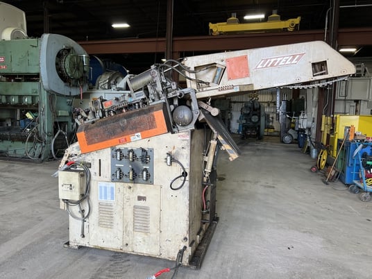 20000 lb. Littell, coil reel with car & straightener, 20000 lb.,.090"-.250", 36" width, 66" OD - Image 1