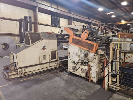 20000 lb. Littell, coil reel with car & straightener, 20000 lb.,.090"-.250", 36" width, 66" OD - Image 9