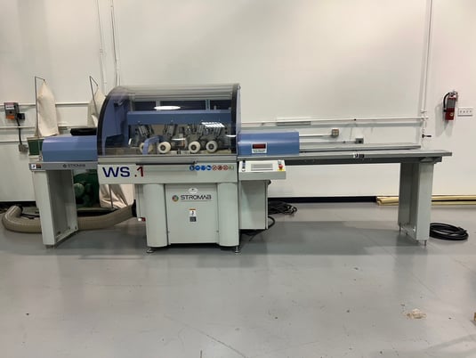 Stromab #WS1, Optimizing Cut Off Saw, Thru feed system, 2018 - Image 1