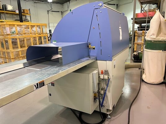 Stromab #WS1, Optimizing Cut Off Saw, Thru feed system, 2018 - Image 2