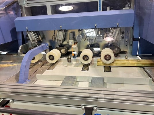 Stromab #WS1, Optimizing Cut Off Saw, Thru feed system, 2018 - Image 3