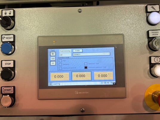 Stromab #WS1, Optimizing Cut Off Saw, Thru feed system, 2018 - Image 9