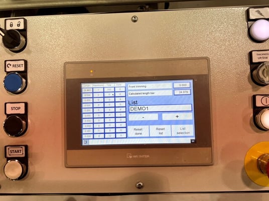 Stromab #WS1, Optimizing Cut Off Saw, Thru feed system, 2018 - Image 10