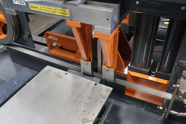 12.75" x 11" Hem #H100A, automatic horizontal band saw, 24" bar feed stroke, 60-300 FPM, front conveyor - Image 8