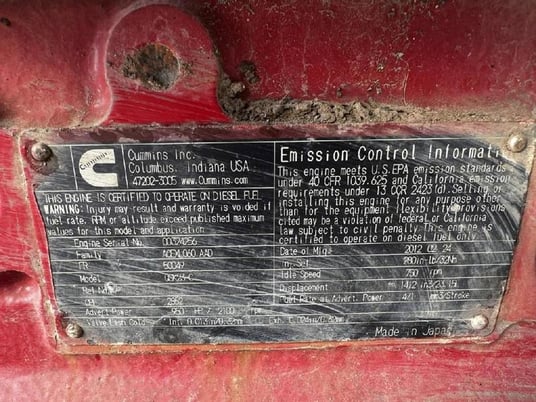 950 HP Cummins #QSK23, Engine Assembly, 7720 hours - Image 3
