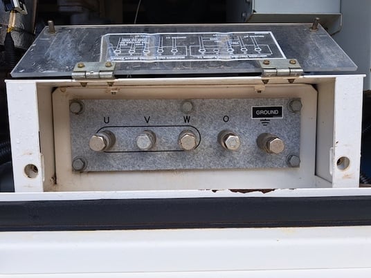 40 KW Multiquip #DCA45SSIU4F, trailer mounted, Tier 3, 120/240/208/277/480 Volts, 11116 hours, 2014, $25k - Image 5