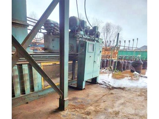 Harris / Selco #HLO-8112-AR-200, auto-tie horizontal baler, 100 HP, 12" cylinder, 80" hopper, 1999 - Image 3