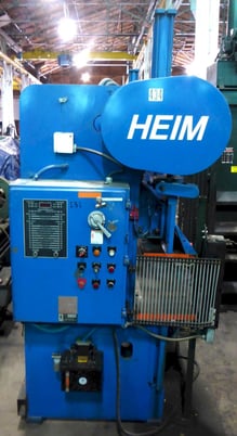 45 Ton, Heim #45-10, mechanical press brake, 14" x126" flanged bed, 3" stroke, 12" Shut Height, air clutch - Image 3