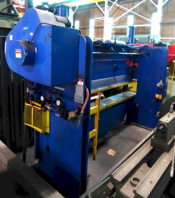 45 Ton, Heim #45-10, mechanical press brake, 14" x126" flanged bed, 3" stroke, 12" Shut Height, air clutch - Image 6