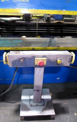 45 Ton, Heim #45-10, mechanical press brake, 14" x126" flanged bed, 3" stroke, 12" Shut Height, air clutch - Image 7