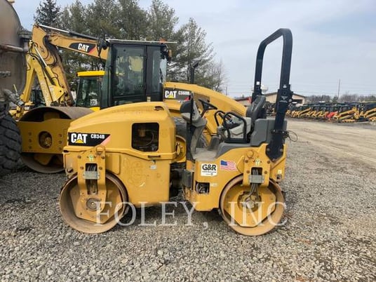 Caterpillar CB34B, Twin Drum Roller, 2806 hours, S/N: XB400145, 2016 - Image 8