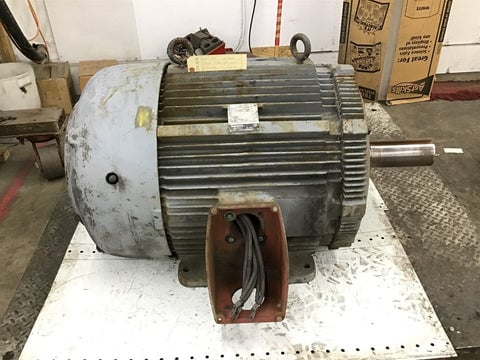 125 HP 1800 RPM Westinghouse TAFG, Frame 444T, TEFC, 4P, electrically OK, 460 Volts - Image 1